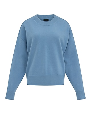 Oversized Relaxed Airy Soft Crew Neck Sweater