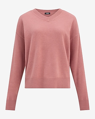 Oversized V-Neck Sweater Cozy Soft