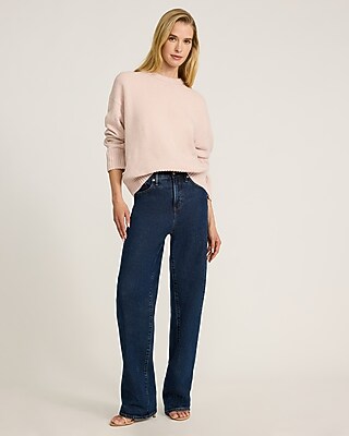 Relaxed Barrel Sleeve Crew Neck Sweater - image 3