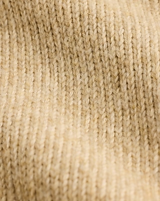 Relaxed Barrel Sleeve Crew Neck Sweater