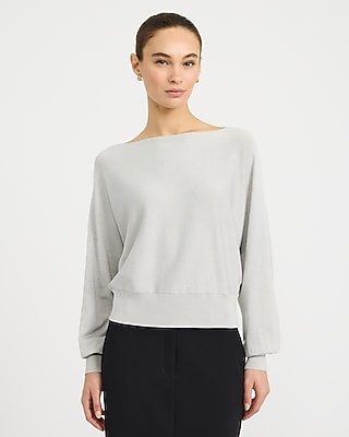 Bateau Neck Dolman Sweater in Silky Soft