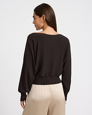 Bateau Neck Dolman Sweater in Silky Soft - thumbnail 2