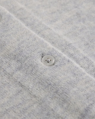Relaxed Short Sleeve Button Down Collared Sweater