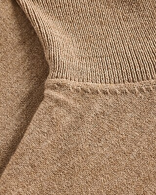 Skimming Mock Neck Cap Sleeve Sweater in Ivory - image 5