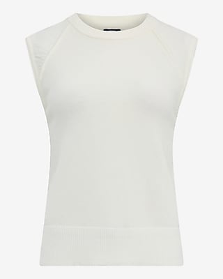Skimming Crew Neck Sleeveless Sweater