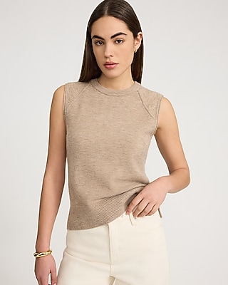 Skimming Crew Neck Sleeveless Sweater - image 4