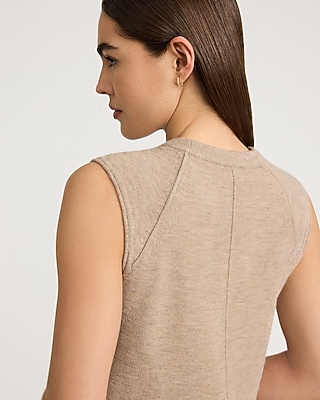 Skimming Crew Neck Sleeveless Sweater - image 5