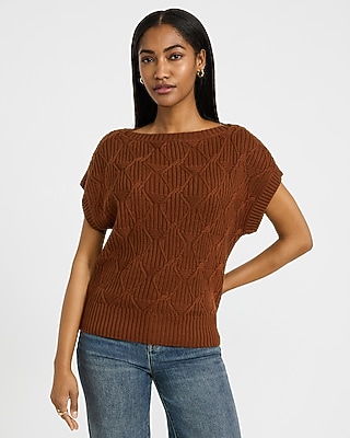 Lightweight Cotton Boat Neck Dolman Sleeve Sweater - thumbnail 7