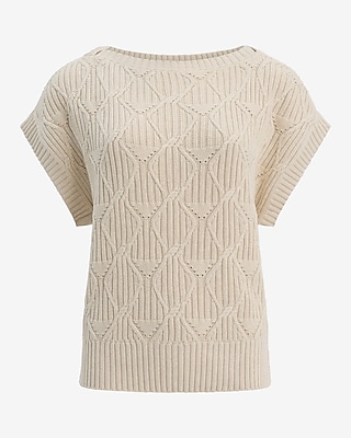 Lightweight Cotton Boat Neck Dolman Sleeve Sweater - thumbnail 5