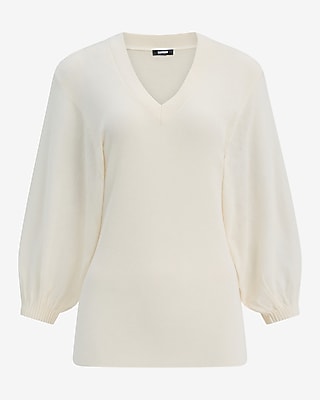 V-Neck Dolman Sleeve Sweater