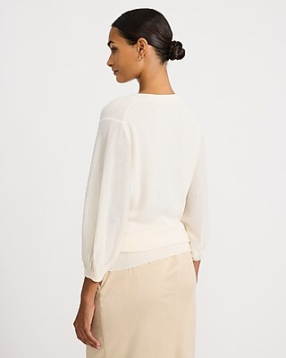 V-Neck Dolman Sleeve Sweater
