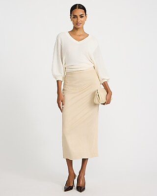 V-Neck Dolman Sleeve Sweater