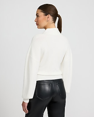 Airy Soft Ribbed Deep V-Neck Belted Wrap Cardigan