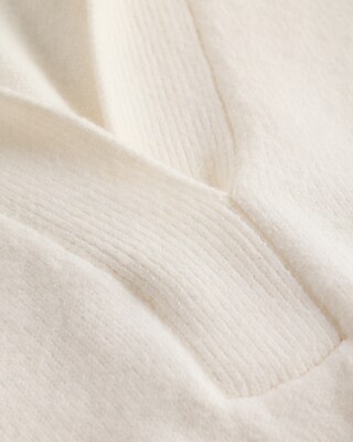 Plush Airy Soft Johnny Collar Sweater