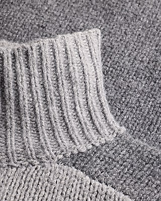 Color Block Turtleneck Sweater