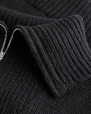 Striped Quarter Zip Sweater - image 5