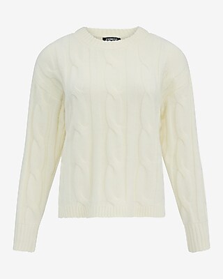 Cable Knit Crew Neck Sweater - image 5