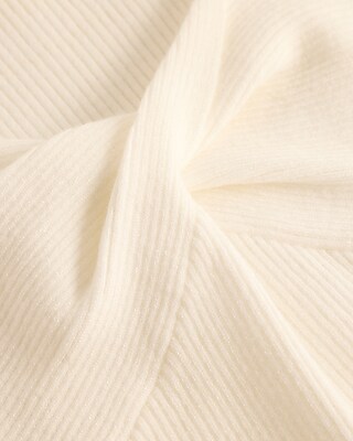 Ribbed V-Neck Twist Front Sweater - image 5