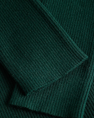 Ribbed V-Neck Twist Front Sweater