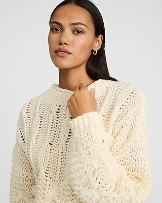 Novelty Stitch Crew Neck Sweater - image 2
