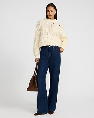 Novelty Stitch Crew Neck Sweater - image 4