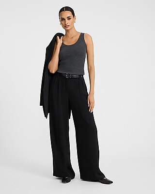 Ribbed Scoop Neck Sweater Tank - thumbnail 9