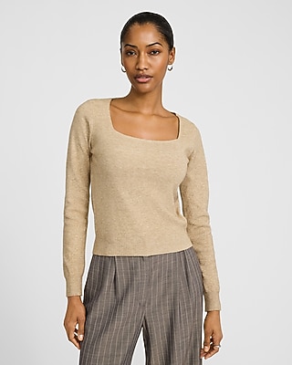 Square Neck Sweater | Express