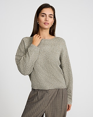 Heathered Off The Shoulder Sweater