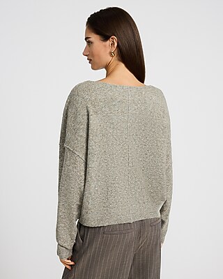 Heathered Off The Shoulder Sweater