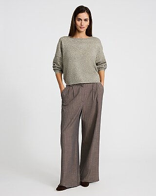 Heathered Off The Shoulder Sweater