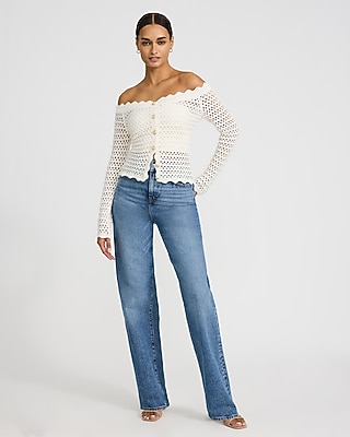 トップス andmary Sheer loose knit tops ANDMARY】Sheer loose knit tops