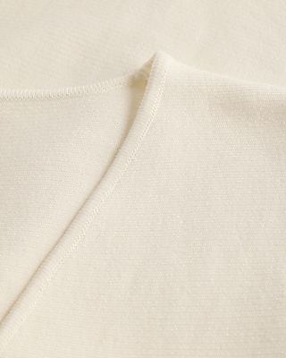 V-Neck Long Sleeve Single Novelty Button Cutaway Sweater