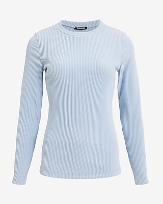 Ribbed Crew Neck Sweater