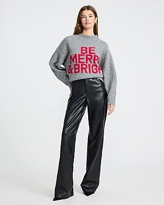 Be Merry Graphic Crew Neck Sweater - image 4