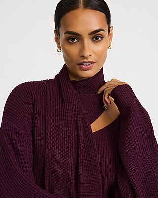 Wrap Scarf Sweater - thumbnail 6