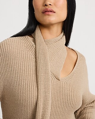 Wrap Scarf Sweater