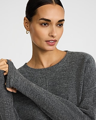 Crew Neck Center Seam Sweater