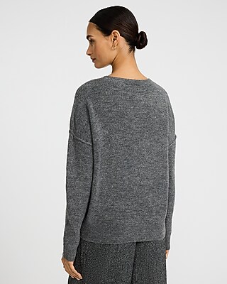 Crew Neck Center Seam Sweater