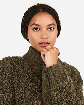 express sherpa cardigan