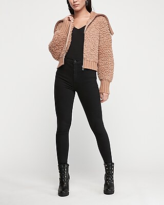 express sherpa sweater