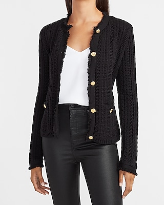 button up sweater