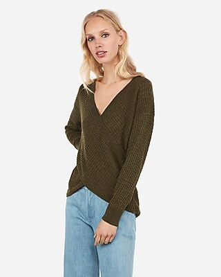 express wrap sweater