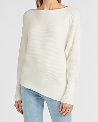 white tunic sweater