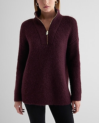 Express quarter zip sweater hotsell
