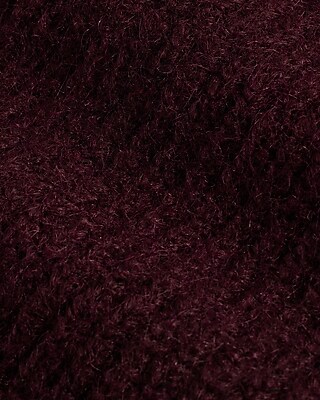 Fuzzy Knit Quarter Zip Tunic Sweater