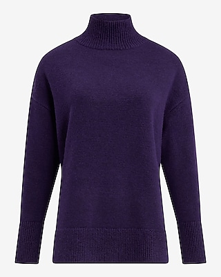 Mock Neck Tunic Sweater