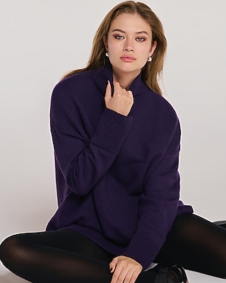 Mock Neck Tunic Sweater