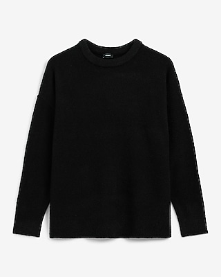 Boucle Crew Neck Tunic Sweater