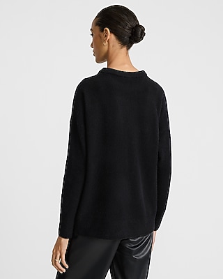 Boucle Crew Neck Tunic Sweater
