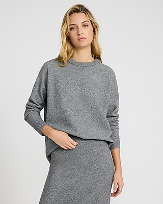 Boucle Crew Neck Tunic Sweater - image 2